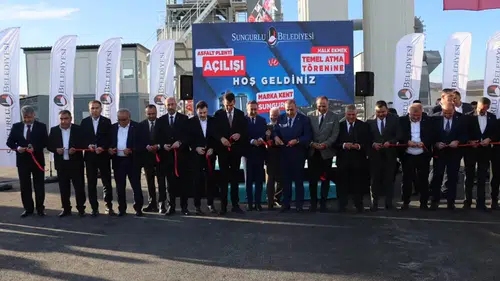 Bölgenin En Modern Asfalt Tesisi Hizmete Girdi
