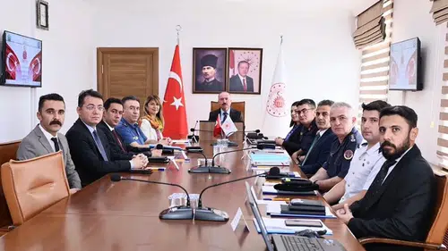 Demirkıran da Güvenlik Toplantısına Katıldı