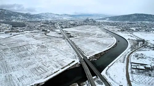 Osmancık’tan Kar Manzaraları