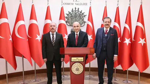 Hisarcıklıoğlu ve Arslan Çorum’a Geldi