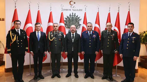 Şehit Ailesine Taziye İçin Çorum’a Geldiler