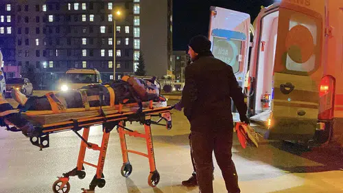 Motokurye Yola Savruldu