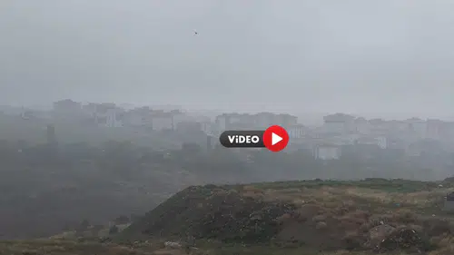 Çorum’u Sis Bürüdü