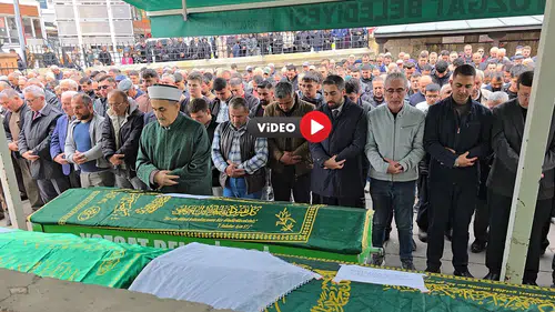 Kazada Ölen Anne ve Çocuklarına Son Veda