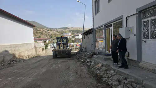Bayat’ta Yol Yapım Çalışmaları