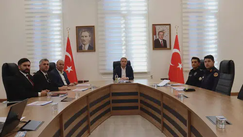 Alaca'da Okul Güvenlik Toplantısı Yapıldı