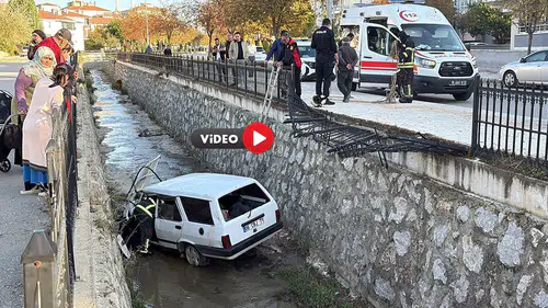 Freni Tutmadı, Dereye Uçtu