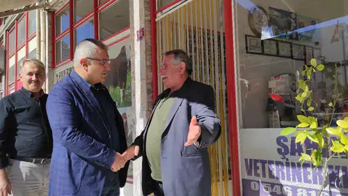 Bayat'ta Başkan ve Esnaf Buluşması