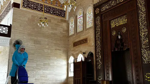İbadethanelerde Kapsamlı Temizlik Çalışması