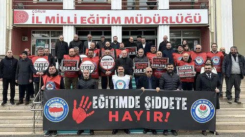 Öğretmenin Katledilmesine Çorum’dan Tepki Geldi