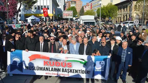 Gazze İçin Tek Yürek Mitingi