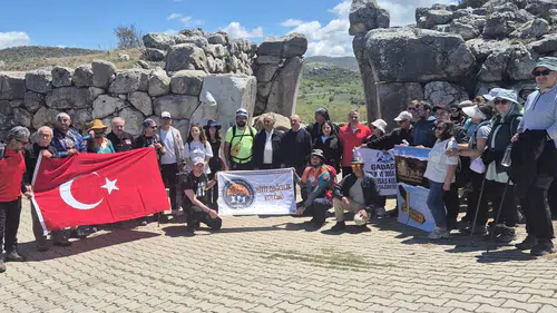 Çorum'da Doğaseverlerin 4 Gün Sürecek Hitit Yolu Yürüyüşü Başladı