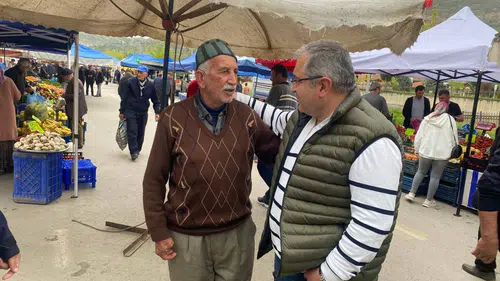 Pazar Esnafı ve Vatandaşla Buluştu