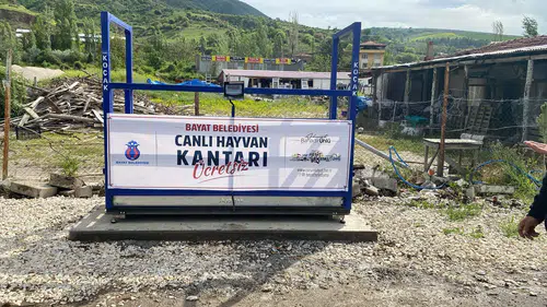 Hayvan Pazarına Ücretsiz Canlı Hayvan Kantarı