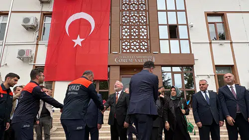 Kent Protokolü ve Vatandaşlar Bayramlaştı