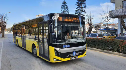 Çorum’da Toplu Taşıma Ücretsiz Oluyor