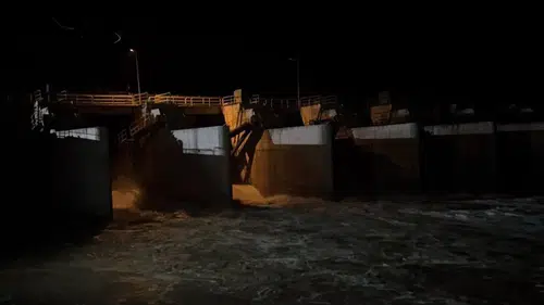 HES Patladı, Tarım Arazileri Su Altında Kaldı