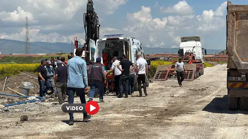 Göçük Altında Kalan İşçiyi Mesai Arkadaşları Böyle Kurtardı