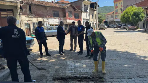 Bayat Belediyesinden Altyapıya Kalıcı Neşter