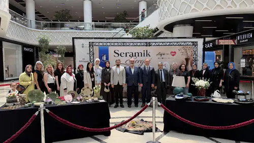 Kursiyerlerin Seramik Ürünleri Görücüye Çıktı
