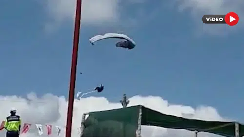 Yamaç Paraşütü Faciası Kamerada