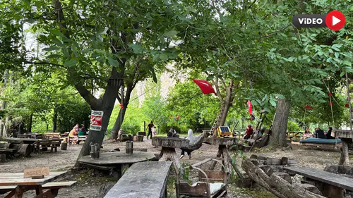 El Emeğiyle Kurduğu Mesire Alanında Ziyaretçilerini Ağırlıyor