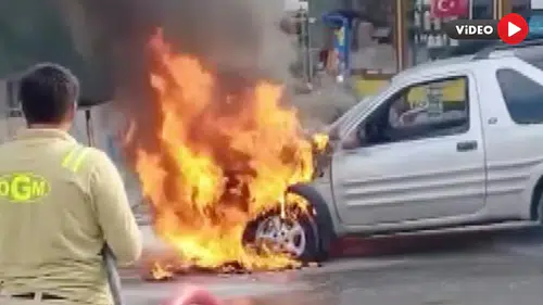 Çorum’dan Aldığı Araç Saniyeler İçinde Küle Döndü