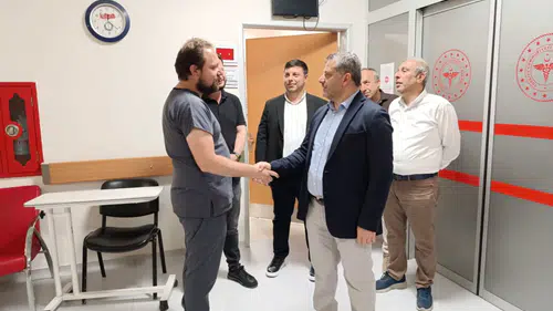 Bayat’ta Sağlık Yatırımlarını İnceledi