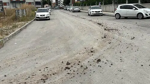 Yola Çamur Döken Kamyona Ceza