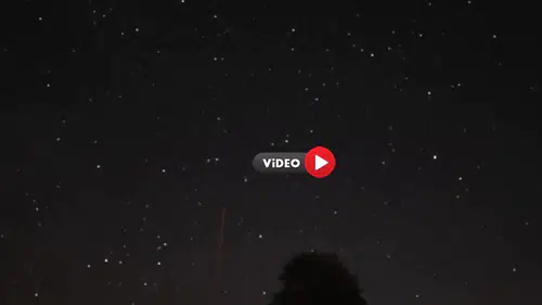 Çorum’da Geceyi Meteor Yağmuru Aydınlattı