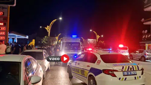 Akaryakıt İstasyonunda Kaza, O Anlar Kamerada