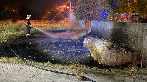 Osmancık'ta Çıkan Ot Yangını Söndürüldü