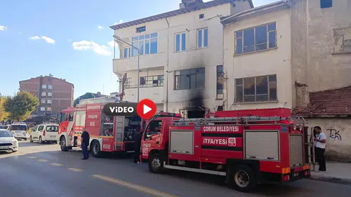 Apartmanda Yangın Paniği