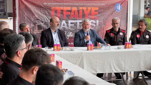 Aşgın, Çorum İtfaiyesi Personelinin İtfaiye Haftası'nı Kutladı