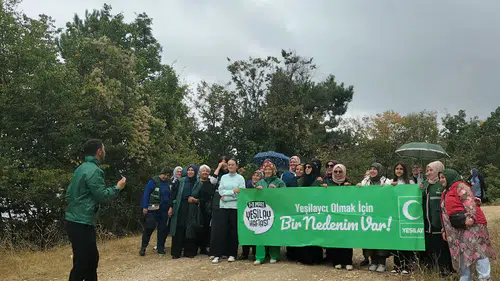 Yeşilay Yeşilgöl'de Doğa Yürüyüşü Düzenledi