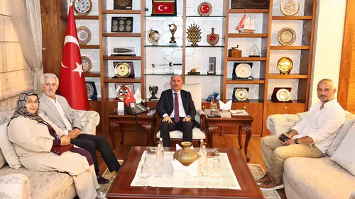 Vali Çalgan’a Eski Dostlarından Ziyaret