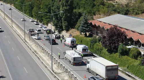 Çorum'da Zincirleme Kaza