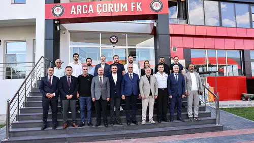 Protokolden Çorum FK Tesislerine Ziyaret