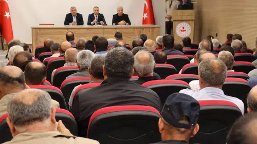 Alaca'da Muhtarlar Toplantısı Yapıldı