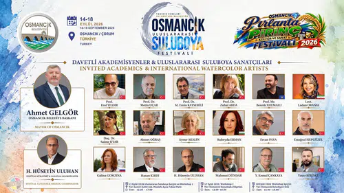 Osmancık’ta Uluslararası Suluboya Festivali Heyecanı