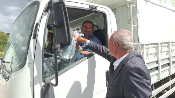 Sürücü ve Yolculara Ahilik Leblebisi İkramı