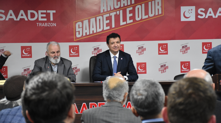 Saadet Partisi Genel Başkanı Arıkan, Trabzon'da partililerle bir araya geldi