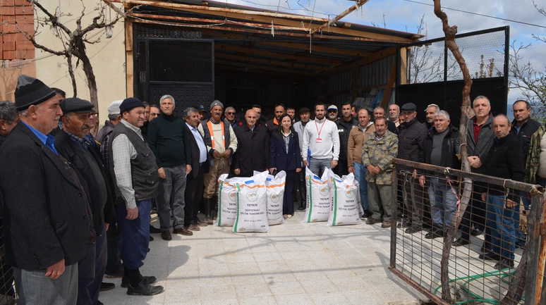 Çiftçilere 6 Bin 350 Kilogram Tohum Dağıtıldı