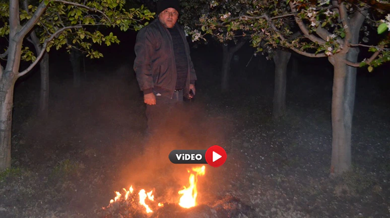 Çorum’da Çiftçiler Dona Karşı Çözümü Böyle Buldu
