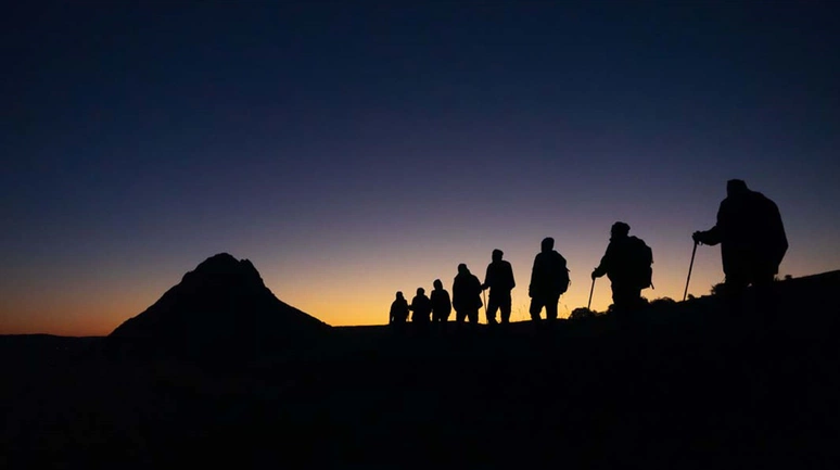 41 Kilometrelik Tarihi Yolu 4 Günde Yürüdüler