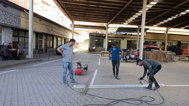İskilip Kapalı Pazar Alanında Düzenleme