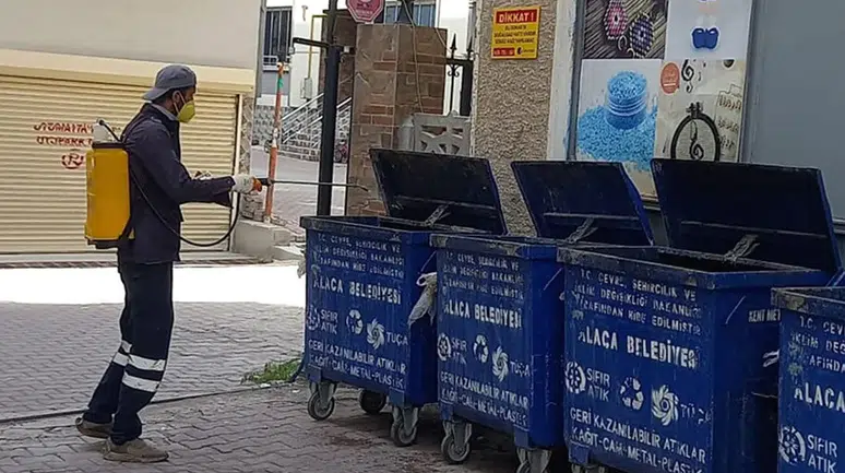 Alaca’da Sinek ve Haşerelere Karşı Çalışma