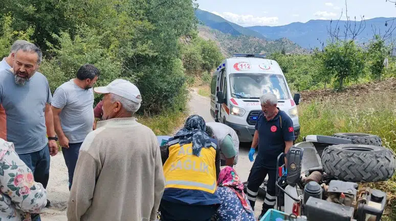 ATV Devrildi: 1 Yaraladı