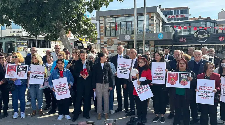 Tahtasız’dan ‘Boş Tencere’ Eylemine Destek
