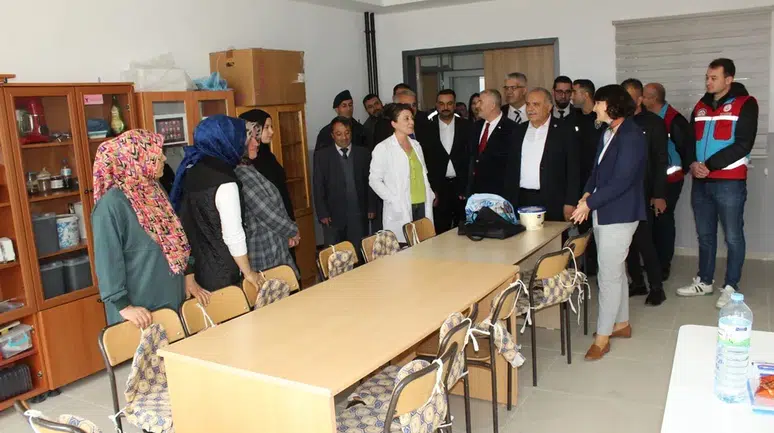 Tokur ve Çetinkaya’dan HEM Kurslarına Ziyaret